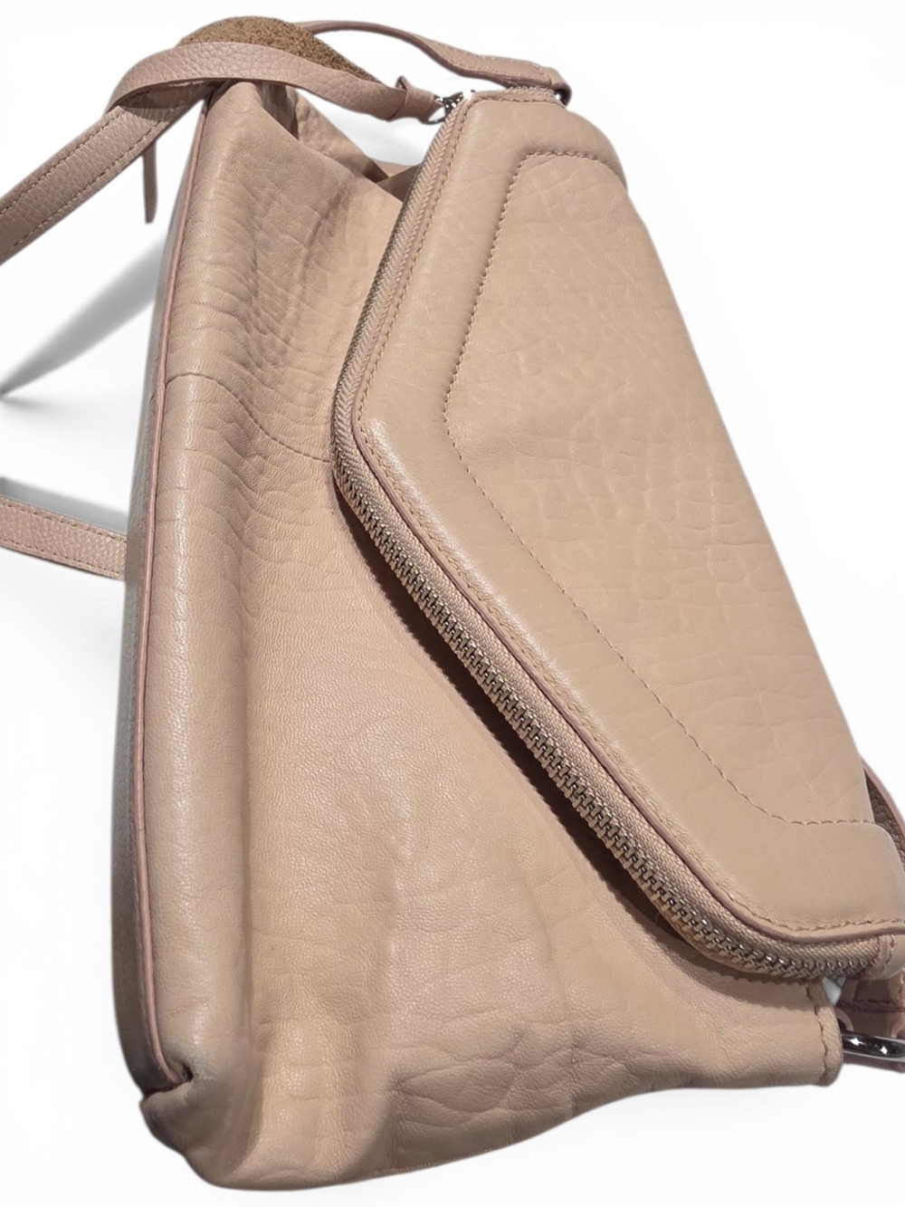 Vince Camuto Blush Pink Pebbled Leather Envelope Crossbody EXCELLENT Condition. - Picture 12 of 12